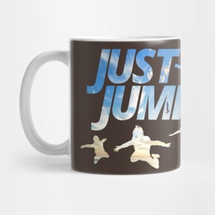 Sky Diving Just jump Sky Diver Sky silhouettes Mug